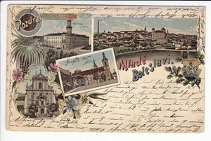 BÖHMEN , LITHO MLADE BOLESAL , JUNGBUNZLAU , ca1900  Q - Picture 1 of 2