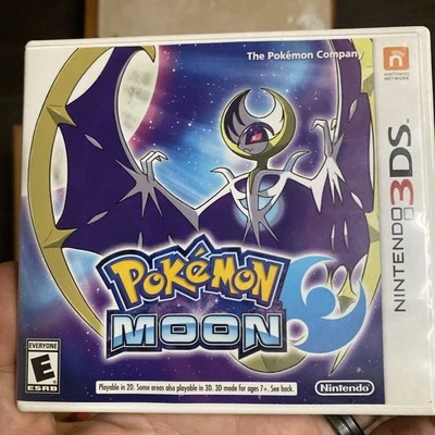 Pokémon Moon (Nintendo 3DS, 2016) – Authentic Cartridge Only – Lightly Used - Image 1 of 4