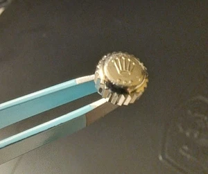 Originale Rolex 24-704-0 Monoblocco 7mm Acciaio Corona Submariner 16800 116610 Daytona - Foto 1 di 2