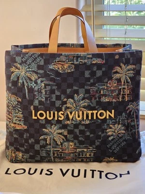 Louis Vuitton Miami Limited Edition Shopper Beach Bag Marina Blue Pharrell Ed. - Image 1 of 4