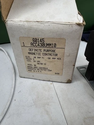 Arrow Hart ACC323UMM10 30A 24vcoil 2P 600V Relay contactor - Image 1 of 4