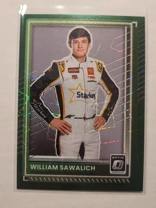 2025 Donruss Optic NASCAR William Sawalich #48 Green Velocity Prizm 80/99 - Picture 1 of 2