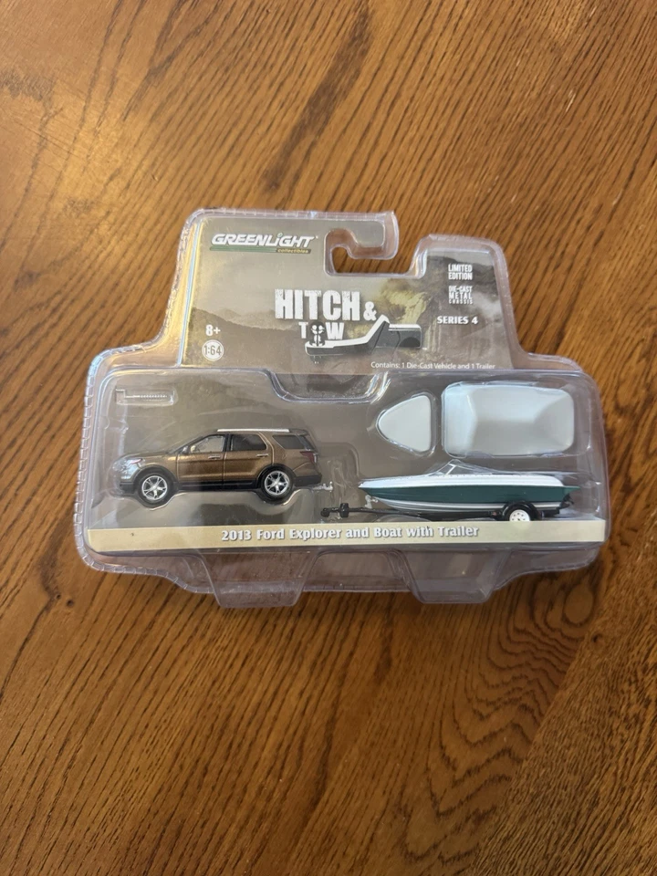Greenlight 1968 Chevrolet C10 & Trailer Krispy Crème Hitch and Tow Series 4