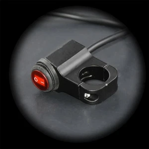 12V Motorcycle Handlebar Headlight Fog Spot Light Waterproof Horn On Off Switch - Picture 1 of 3