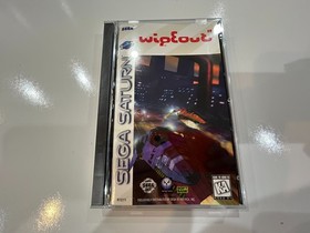 Wipeout (Sega Saturn, 1996) CIB Complete in Box w Manual + Reg Card + Foam MINT
