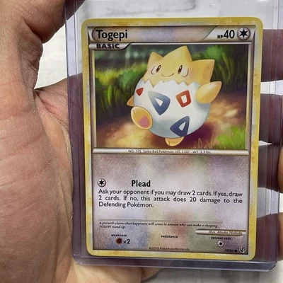 Pokémon Togepi - 70/90 - Common - Undaunted #70/90 Pokemon TCG NM Near Mint 2010 - Image 1 of 3