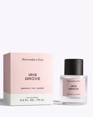 Abercrombie и Fitch Iris Grove 2,5 унций жасмин, ирис и замша совершенно новый запечатанный - Изображение 1 из 4