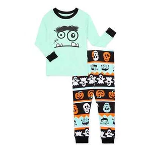 Way to Celebrate Halloween Toddlers’ Family Pajama 2 Piece Set, Multicolor Sz 3T - Picture 1 of 3