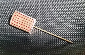Fiat Anstecknadel lackiert Leichtmetall 12x18mm alt+original - Picture 1 of 1