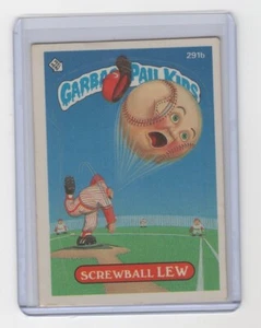 1987 Topps Garbage Pail Kids SCREWBALL LEW #291b - Picture 1 of 2