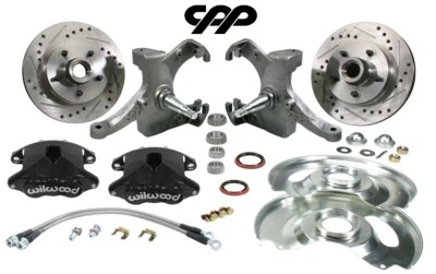 Camión Chevy C10 GMC 1973-87 D52 KIT DE CONVERSIÓN DE FRENO DE DISCO WILWOOD HUSILLO DE CAÍDA Foto 1 de 4