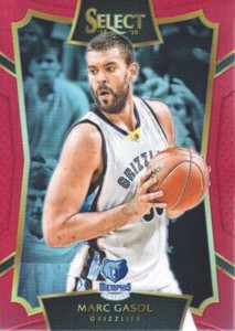 2015-16 Select Basketball Concourse Prizms Red #67 Marc Gasol /149