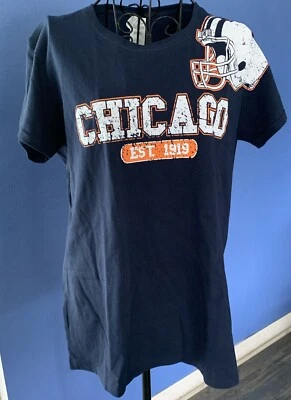 Chicago Bears Gildan Damas Casco de Fútbol Americano Camiseta Chicago Bears 1919 Mediano Foto 1 de 4