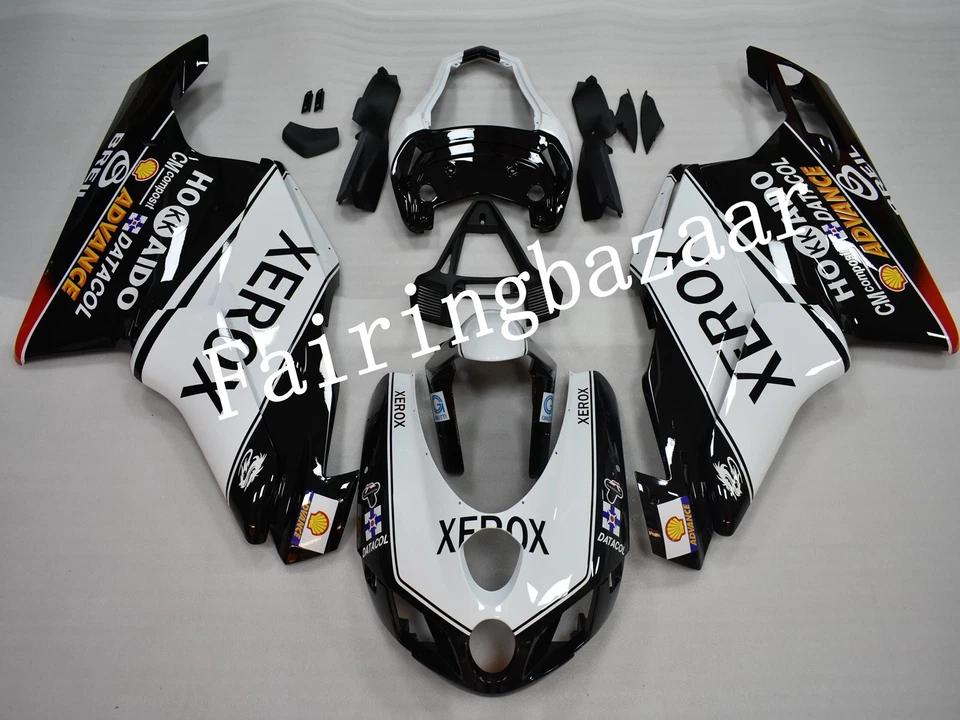 Kit de carenado de inyección ABS negro blanco XEROX 2005 2006 Ducati 749/999 Foto 1 de 4