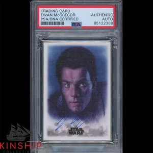 Ewan McGregor signed Star Wars Trading Card PSA DNA Slabbed Actor Auto C2988 - Bild 1 von 2