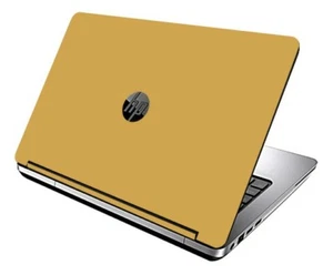 GOLD Vinyl Lid Skin Cover Decal fits HP Probook 640 G1 Laptop - Picture 1 of 1