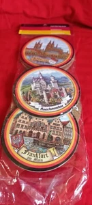 6 posavasos de corcho de Alemania - Imagen 1 de 8