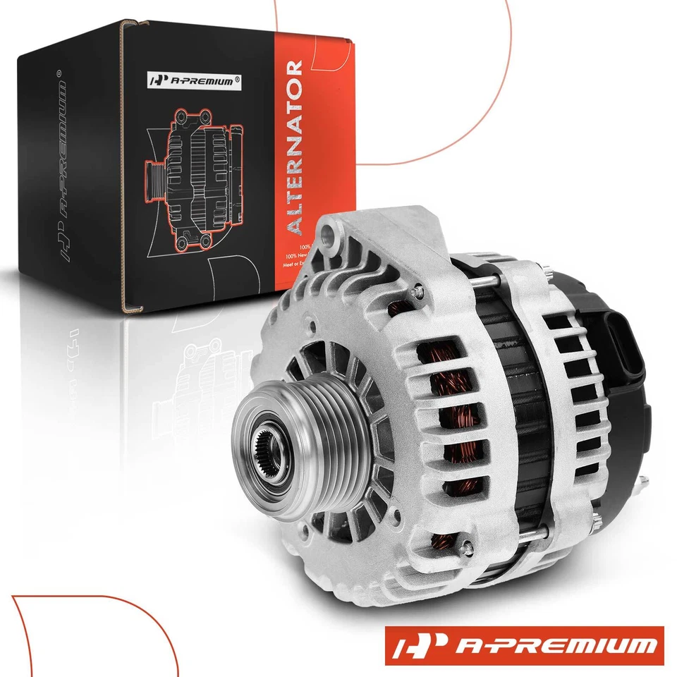 Alternator for Chevrolet Silverado 2500 3500 HD GMC Sierra 2500 3500 HD V8 6.6L - Image 1 of 4