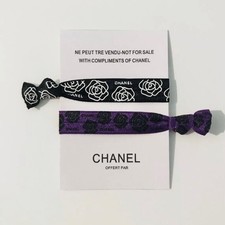 CHANEL ELASTICI PER CAPELLI BRACCIALETTI COCO