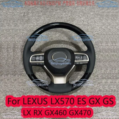 For LEXUS LX570 ES GX GS LX RX GX460 GX470 Leather Steering Wheel Assembly fits - Image 1 of 2