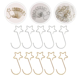 40 Pcs Christmas Hanging Hook Metal Hook Bauble Hook Christmas Ornament Hangers - Picture 1 of 12