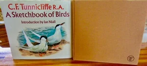 A Sketchbook Of Birds - C F Tunnicliffe.Intro Ian Niall 1979 HbDj HERE in MELB - Foto 1 di 12