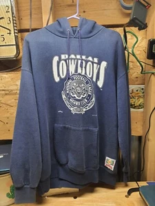 Sudadera con Capucha Azul Fútbol Americano Dallas Cowboys Vintage 1999 Nuez moscada EE. UU. XL NFL  - Imagen 1 de 6