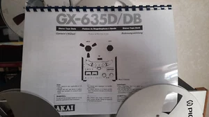 BEDIENUNGSANLEITUNG FÜR TONBANDGERÄT AKAI GX-635D/DB - Bild 1 von 1