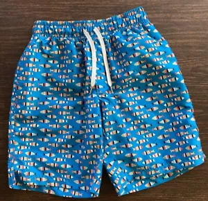 2(X)ist Men’s Colorful Fish Blue Swim Short, Size SMALL 7.5” Inseam - Picture 1 of 8