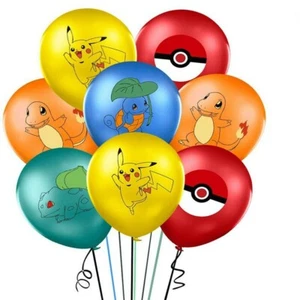 Pokemon Luftballons x10 Geburtstag Party Deko Latexballon Mädchen Jungen - Bild 1 von 8
