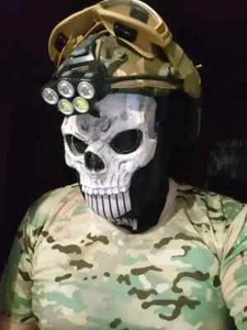 Military tactical mask balaclava with Ghost skull from Call of Duty game | Milit - Picture 1 of 7