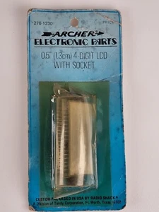 LCD de 4 dígitos con enchufe alarma de 1/2"" repetición radio vintage choza arquero 276-1230 - Imagen 1 de 8