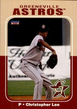 2012 Greeneville Astros Choice 16 Christopher Lee Tampa Florida FL Baseball Card