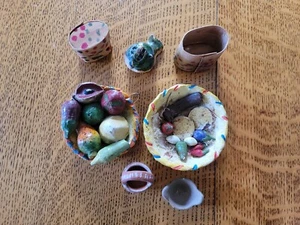 Vintage 1960s Central American folk art miniature pottery toys hand-crafted - Picture 1 of 21