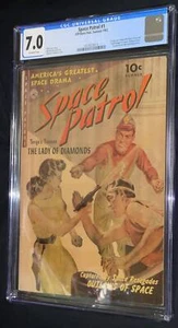 SPACE PATROL #1 1952 CGC 7.0 ZIFF-DAVIS ABC TV SERIES PAINTED COVER - Picture 1 of 3
