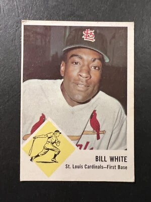 Fleer Bill 1963 blanco #63, pérdida de papel de fondo - 50 % de descuento 5 o más por menos de $5 Foto 1 de 2