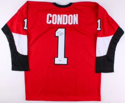 Mike Condon Signed Ottawa Senators Jersey (Beckett COA) Playing career 2013–Now - Image 1 of 4