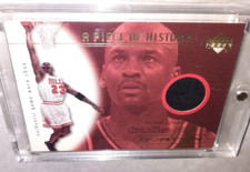 2000-01 Upper Deck Ovation A Piece of History Michael Jordan Shoe patch jersey