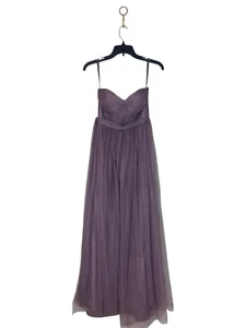Jenny Yoo Annabelle Gown Dress 0 Raisen Purple Formal convertible Bridesmaids - Picture 1 of 10