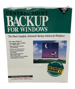 Central point Backup for Windows Version 7.2 Vintage 3.5" Disks New Sealed - Picture 1 of 9