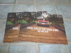 Folleto de ventas de Audi Fox 1996 - vintage - dos para uno - Imagen 1 de 3