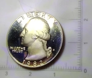 1982 S GEORGE WASHINGTON PROOF QUARTER UNCIRCULATED. PR82 - Picture 1 of 2