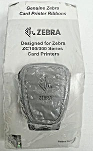 new Zebra Genuine ZC100/300 Series Card Printer Ribbon black 800100-101 2000 img - Picture 1 of 7