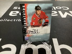 2007-08 Upper Deck Be A Player Hockey Signatures #S-BS Brent Seabrook Auto - Picture 1 of 2