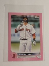2021 Mini Topps Mother's Day Pink #/50 SSP 🔥 JD Martinez #182 💥 Red Sox
