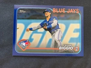 2024 Topps Series 1 Cavan Biggio Royal Blue SP #47 Toronto Blue Jays - Picture 1 of 1