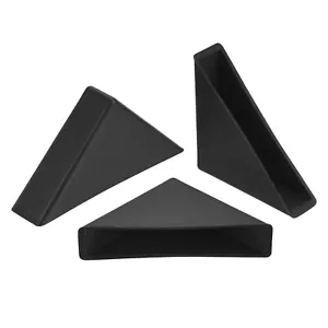 8 Piezas Protectores de Esquinas 12x66mm Plástico Triángulo Protectores de Esquinas Cojín, Negro - Imagen 1 de 6