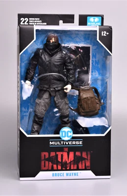 McFarlane Toys DC Multiverse The Batman Movie Bruce Wayne Drifter Action Figure Foto 1 de 3