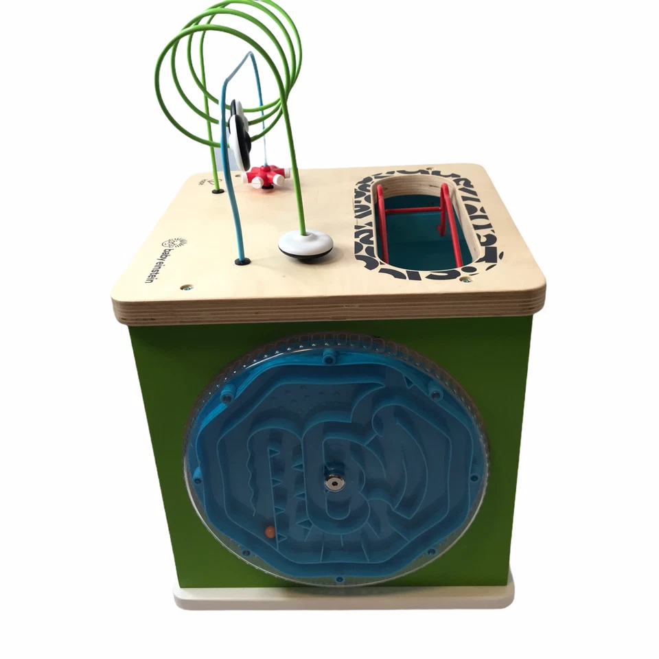 Estación de Innovación Hape Baby Einstein Cubo de Actividad Bloque de Madera Centro de Juego Juguete Foto 1 de 4