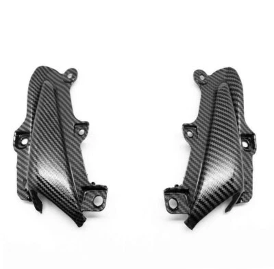 Front Nose Side Trim Panel Cover Cowl Carbon Fiber For HONDA CBR500R 2013-2015 Foto 1 de 4